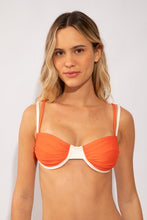 Carregar imagem no visualizador da galeria, Gallery: Rio De Sol Soutien Top Bold-Orange Zaya-Vies