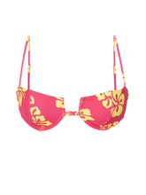 Carregar imagem no visualizador da galeria, Product Front: Wednesday In Hawaii By Rio De Sol Soutien Top Pua-Guava Shell