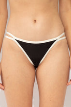 Carregar imagem no visualizador da galeria, Gallery: Rio De Sol Calcinha Bottom Bold-Black Duo-Vies