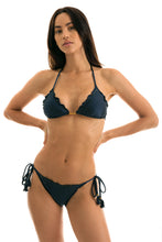 Carregar imagem no visualizador da galeria, Model Front: Rio De Sol Calcinha Bottom Shimmer-Shark Frufru