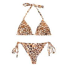 Carregar imagem no visualizador da galeria, Product Front: Rio De Sol Set Set Leopard Tri-Inv Cheeky-Tie