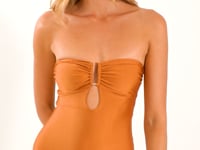 Carregar e reproduzir vídeo no visualizador da galeria, Video: Rio De Sol Maiô Shimmer-Nocciola Sara-Op