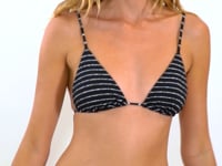 Carregar e reproduzir vídeo no visualizador da galeria, Video: Rio De Sol Calcinha Bottom Linea-Black Cheeky-Tie