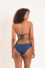 Carregar imagem no visualizador da galeria, Model Back: Rio De Sol Calcinha Bottom Navy Mel-Comfy