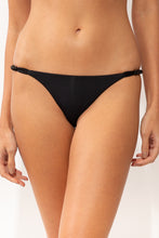 Carregar imagem no visualizador da galeria, Gallery: Rio De Sol Calcinha Bottom Shimmer-Black Cheeky-Noa