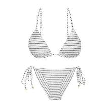 Carregar imagem no visualizador da galeria, Product Front: Rio De Sol Set Set Linea-White Lia Cheeky-Tie