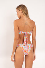 Carregar imagem no visualizador da galeria, Model Back: Rio De Sol Soutien Top Ditsy-Sky Mavi