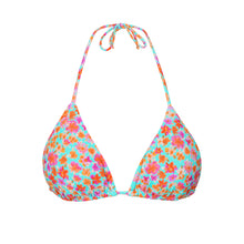 Carregar imagem no visualizador da galeria, Product Front: Rio De Sol Soutien Top Ditsy-Sky Tri-Inv