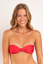 Carregar imagem no visualizador da galeria, Gallery: Rio De Sol Soutien Top Microfibra-Chic-Red Bandeau-Joy