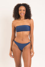 Carregar imagem no visualizador da galeria, Model Front: Rio De Sol Soutien Top Navy Bandeau-Reto