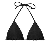 Carregar imagem no visualizador da galeria, Product Front: Rio De Sol Soutien Top Shimmer-Black Tri-Inv
