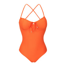 Carregar imagem no visualizador da galeria, Product Front: Rio De Sol Maiô Dots-Orange Julia
