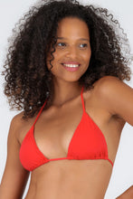 Carregar imagem no visualizador da galeria, Gallery: Rio De Sol Soutien Top Rouge Tri-Inv

