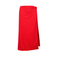 Carregar imagem no visualizador da galeria, Product Front: Rio De Sol Saia Rouge Long-Skirt-Knot
