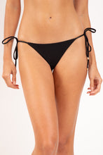 Carregar imagem no visualizador da galeria, Bottom Shimmer-Black Cheeky-Tie-Gold
