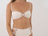 Carregar e reproduzir vídeo no visualizador da galeria, Top Malibu-Natural Bandeau-Iris
