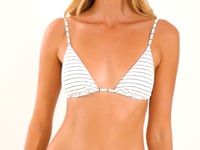 Carregar e reproduzir vídeo no visualizador da galeria, Video: Rio De Sol Calcinha Bottom Linea-White Cheeky-Tie
