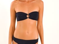 Carregar e reproduzir vídeo no visualizador da galeria, Video: Rio De Sol Calcinha Bottom Malibu-Black Essential-Comfy
