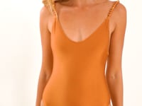 Carregar e reproduzir vídeo no visualizador da galeria, Video: Rio De Sol Maiô Shimmer-Nocciola Hype-Noa
