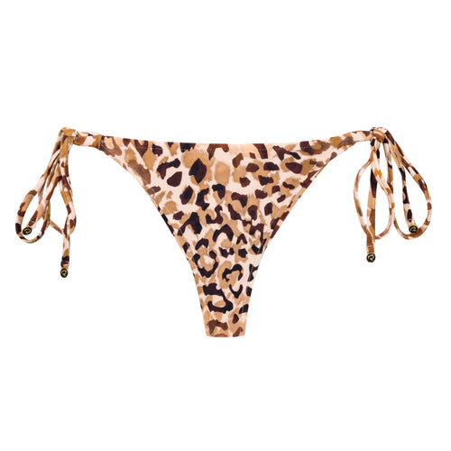 Product Front: Rio De Sol Calcinha Bottom Leopard Cheeky-Micro