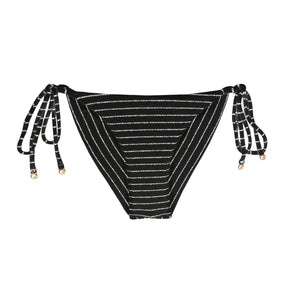 Product Front: Rio De Sol Calcinha Bottom Linea-Black Cheeky-Tie
