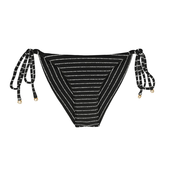 Product Front: Rio De Sol Calcinha Bottom Linea-Black Cheeky-Tie