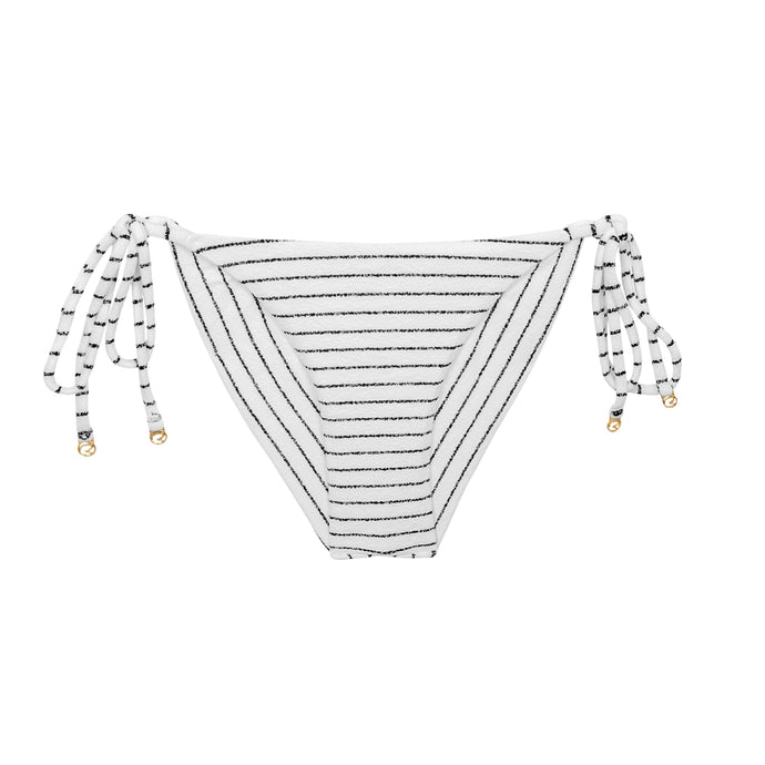 Product Front: Rio De Sol Calcinha Bottom Linea-White Cheeky-Tie
