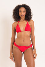 Carregar imagem no visualizador da galeria, Model Front: Rio De Sol Calcinha Bottom Rouge Mel-Comfy
