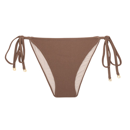 Product Front: Rio De Sol Calcinha Bottom Sand-Cappuccino Lacinho