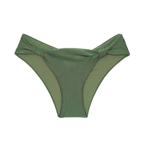 Product Front: Rio De Sol Calcinha Bottom Shimmer-Croco Mel
