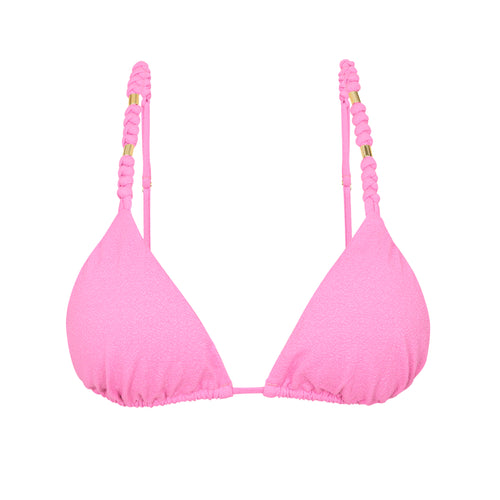 Product Front: Rio De Sol Soutien Top Crespinho-Rosa Lia-Noa