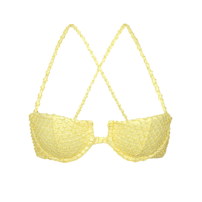 Product Front: Rio De Sol Soutien Top Drift-Butterglow Juliette-Tie