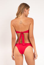 Carregar imagem no visualizador da galeria, Model Back: Rio De Sol Soutien Top Malibu-Malagueta Mavi
