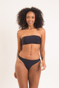 Model Front: Rio De Sol Soutien Top Nero Bandeau-Reto