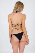 Carregar imagem no visualizador da galeria, Model Back: Rio De Sol Soutien Top Nero Tri-Inv
