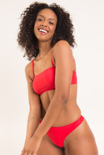 Carregar imagem no visualizador da galeria, Image 12: Rio De Sol Soutien Top Rouge Bandeau-Reto
