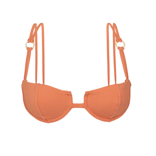 Product Front: Rio De Sol Soutien Top Sand-Argila Juliette-Aya