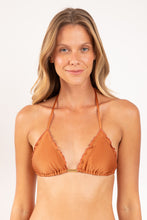 Carregar imagem no visualizador da galeria, Gallery: Rio De Sol Soutien Top Shimmer-Nocciola Frufru
