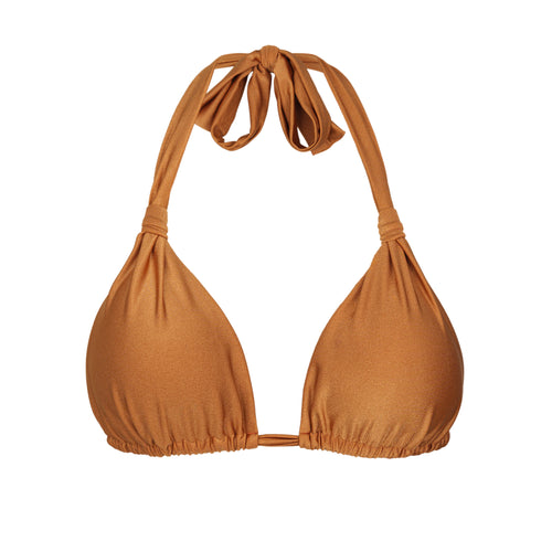Product Front: Rio De Sol Soutien Top Shimmer-Nocciola Mel