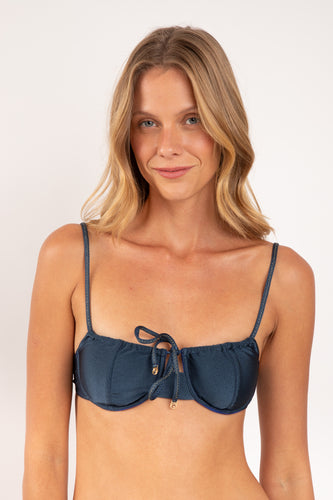 Gallery: Rio De Sol Soutien Top Shimmer-Shark Balconet-Tie