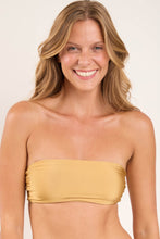 Carregar imagem no visualizador da galeria, Top Fluity-Dourado Bandeau-Reto
