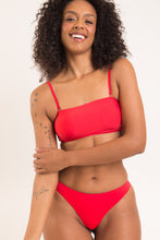 Carregar imagem no visualizador da galeria, Top Rouge Bandeau-Reto
